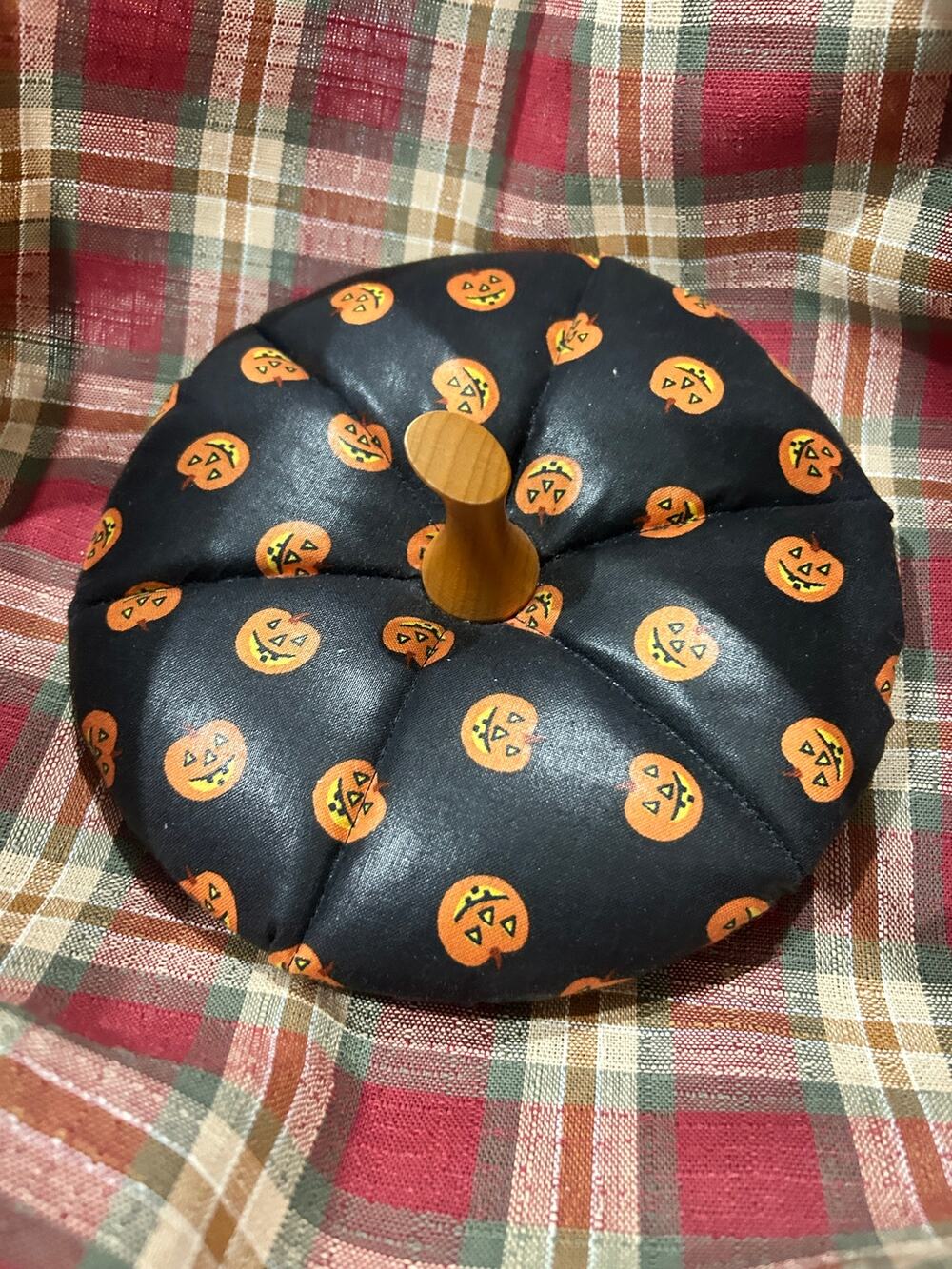 Longaberger 1996 Halloween Small Pumpkin Basket Stemmed Replacement Lid
